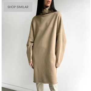 Oak + Fort Turtle Neck Dress
